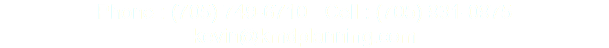 Phone : (705) 749-6710 Cell : (705) 931-0975 kevin@kmdplanning.com